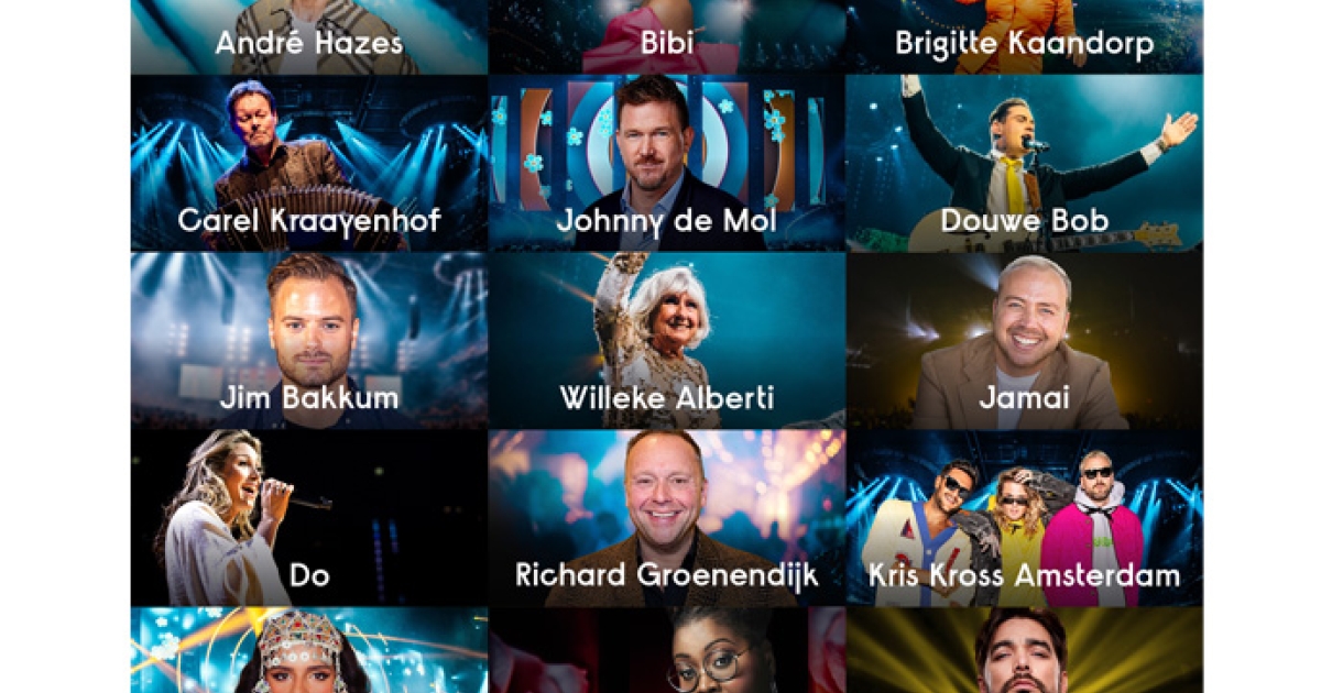Dít zijn de artiesten bij het Herinneringen Top 50 Concert 2024